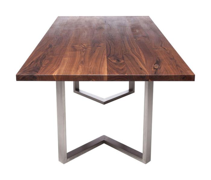 Bild 2, Fargo Valnöt M-Ben Rostfritt Stål (C1) - LIB - Bonus Möbler