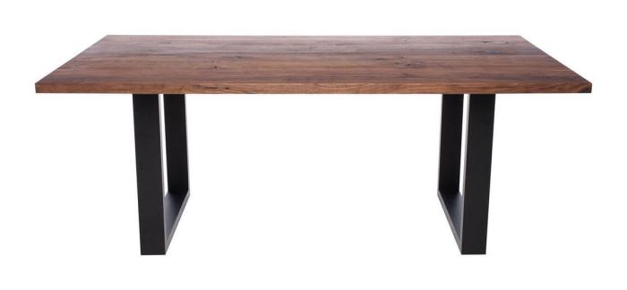 Bild 3, Fargo Valnöt U-Ben Bred Antracit (A2) | LIB | Bonus Möbler