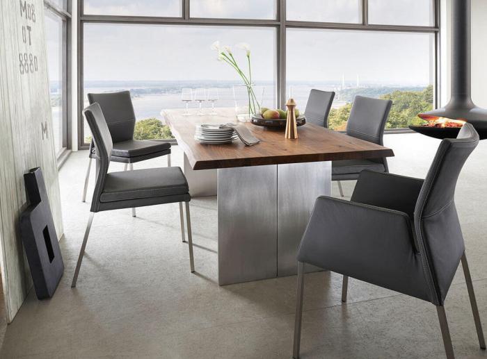 Bild 4, Fargo Valnöt Metallskiva Rostfritt Stål (D1) | LIB | Bonus Möbler