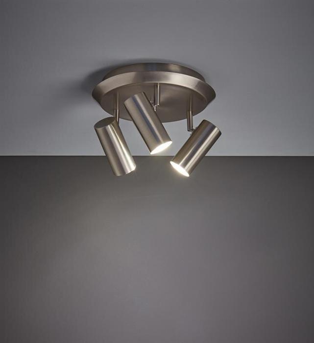 Bild 2, Barcelona 3-Lampor Stål - Utgått - Bonus Möbler