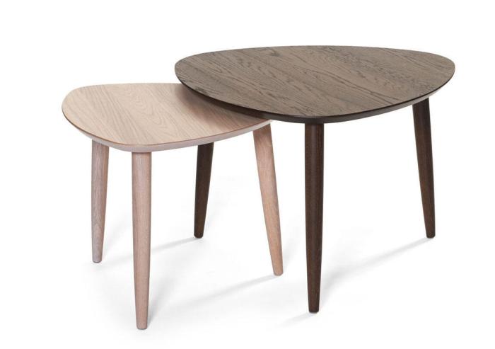 Bild 2, Team 70X70 cm Stora Vitpigmenterad Ek - Bordbirger - Bonus Möbler