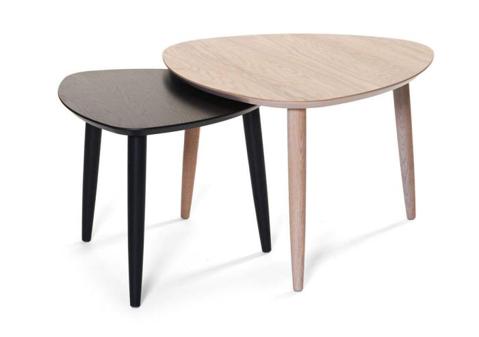 Bild 3, Team 55X55 cm Lilla Svartbetsad Ek - Bordbirger - Bonus Möbler