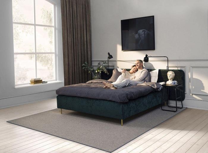 Bild 3, Runt Smalt Stål Metallben Matt Mässing 14 cm | Jensen Beds | Bonus Möbler