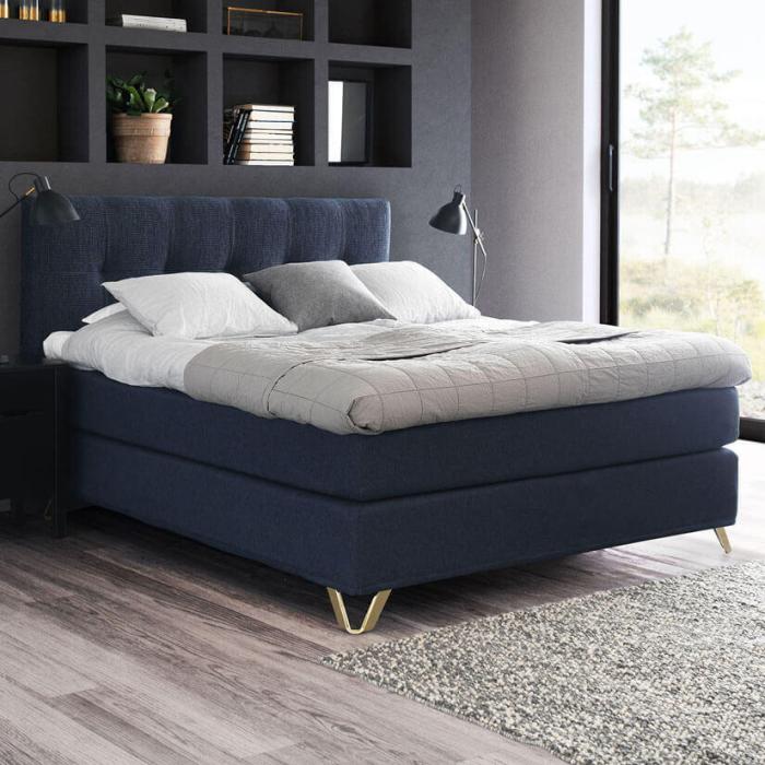 Bild 2, Triangel Metallben Matt Mässing | Jensen Beds | Bonus Möbler