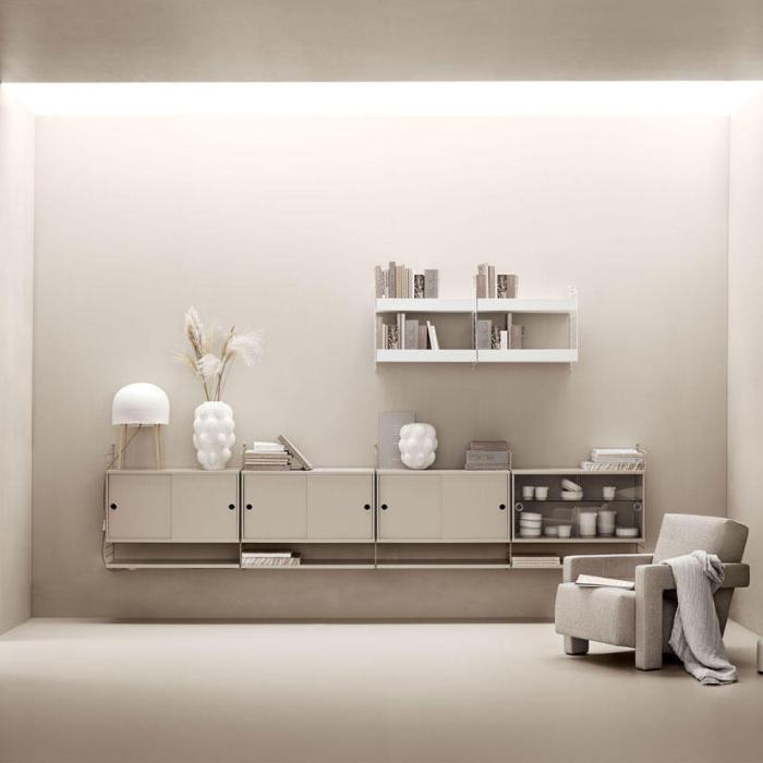 Bild 2, String Lådhurts 78X30 cm Beige | String | Bonus Möbler