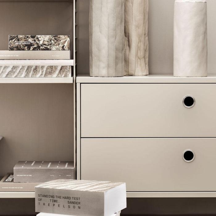 Bild 3, String Lådhurts 78X30 cm Beige | String | Bonus Möbler