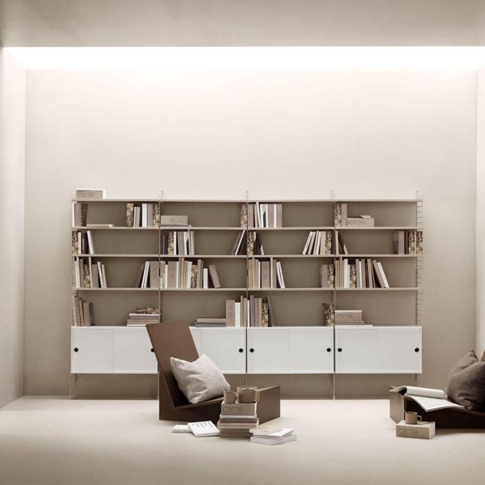 Bild 4, String Lådhurts 78X30 cm Beige | String | Bonus Möbler