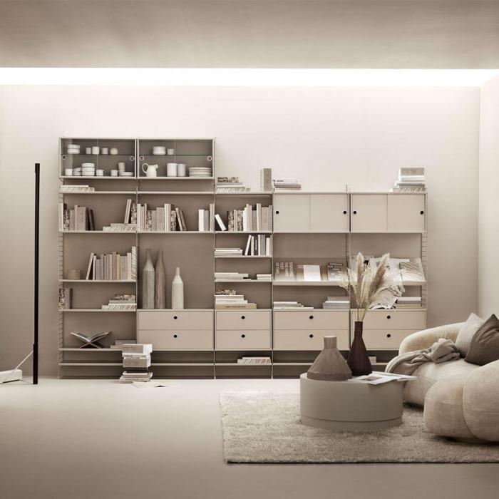 Bild 6, String Lådhurts 78X30 cm Beige | String | Bonus Möbler