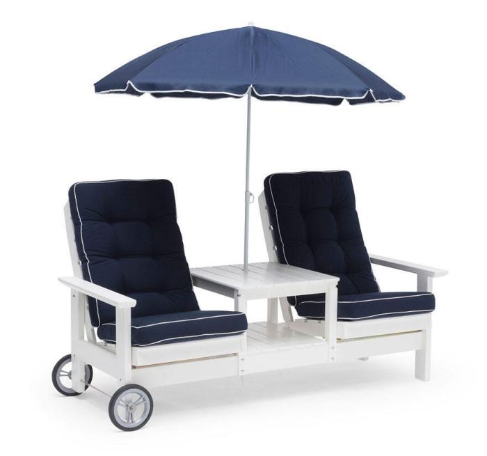 Bild 4, Beach Ø180 cm Beige / Vit - Hillerstorp - Bonus Möbler