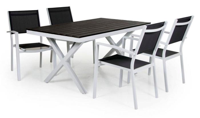 Bild 2, Leone Mattvit / Grå - Brafab - Bonus Möbler