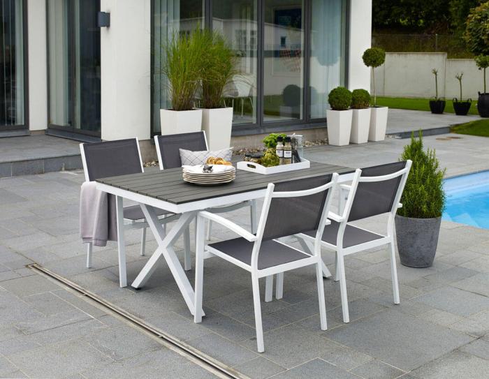 Bild 3, Leone Mattvit / Grå - Brafab - Bonus Möbler