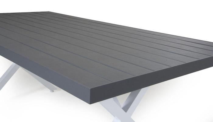 Bild 2, Weldon 200X97 cm Mattvit / Grå - Brafab - Bonus Möbler