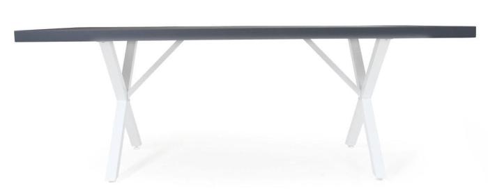 Bild 4, Weldon 200X97 cm Mattvit / Grå - Brafab - Bonus Möbler