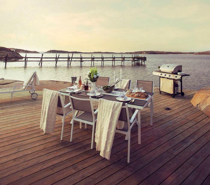 Bild 5, Leone Mattvit / Grå 200X100 cm - Brafab - Bonus Möbler