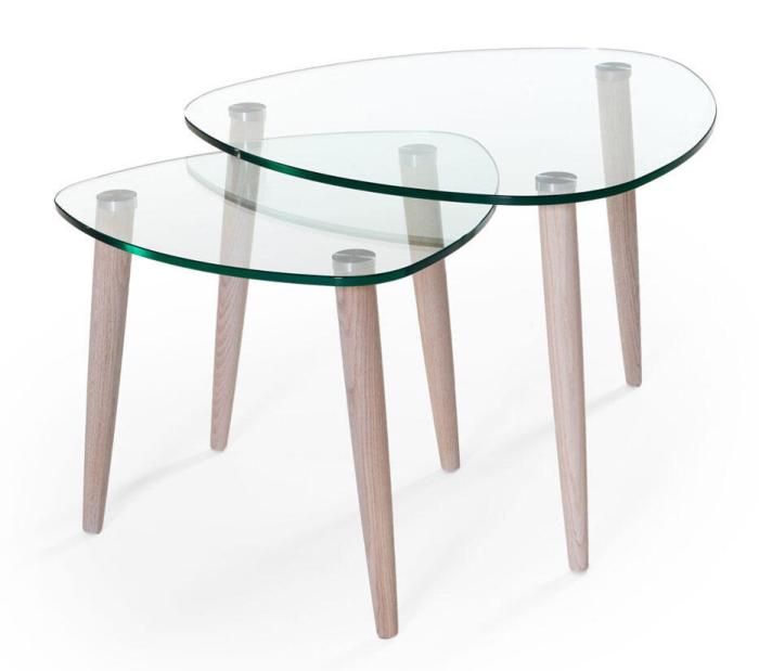 Bild 2, Clear 70X70 cm Vitpigmenterad Ek - Bordbirger - Bonus Möbler