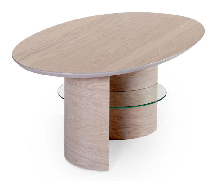 Bild 2, Esset 120X70 cm Vitpigmenterad Ek - Bordbirger - Bonus Möbler