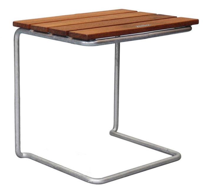 Bild 5, Solstol A3 Obehandlad Teak / Varmförzinkat Stativ - Grythyttan Stålmöbler - Bonus Möbler