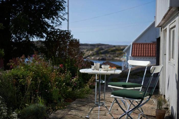 Bild 4, Stolsdyna till Stol 1 / High Tech Stol / Bryggeristol Grön | Grythyttan Stålmöbler | Bonus Möbler