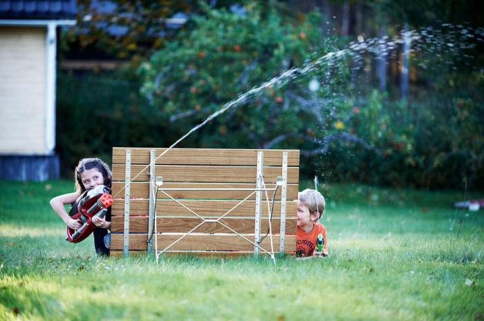 Bild 2, Bryggeribord 110X70 cm Oljad Ek / Varmförzinkat Stativ | Grythyttan Stålmöbler | Bonus Möbler