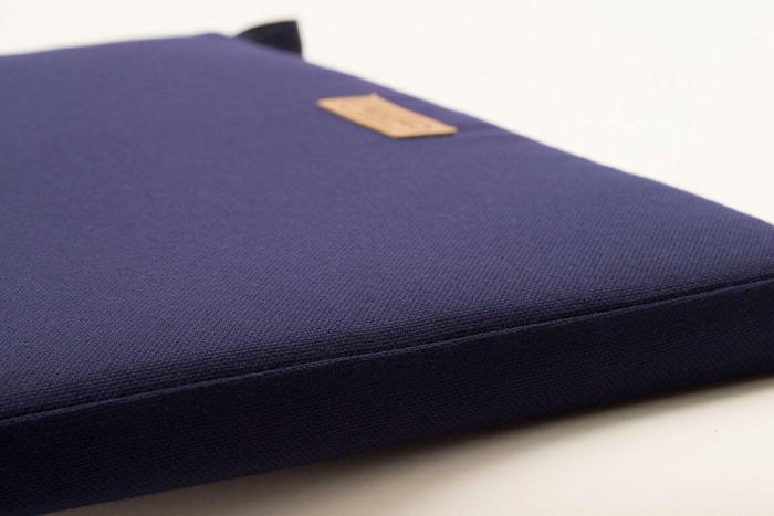 Bild 3, Stolsdyna till Stol 1 / High Tech Stol / Bryggeristol Blå - Grythyttan Stålmöbler - Bonus Möbler