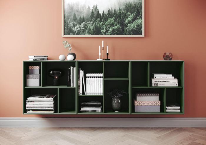 Bild 2, Z-hylla 70 cm 3-pack Mossgrön | Utgått | Bonus Möbler