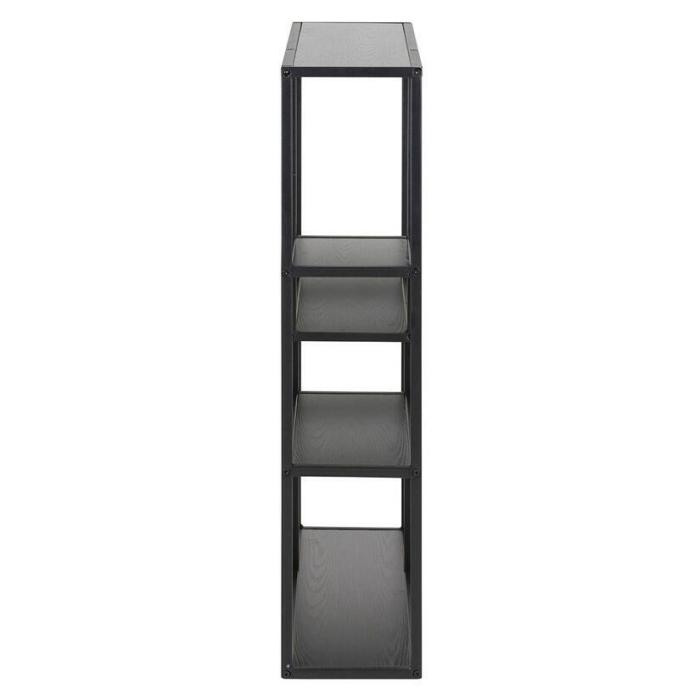 Bild 3, Seaford 3 Asymmetrisk Vägg Melamin Svart / Svart | Utgått | Bonus Möbler