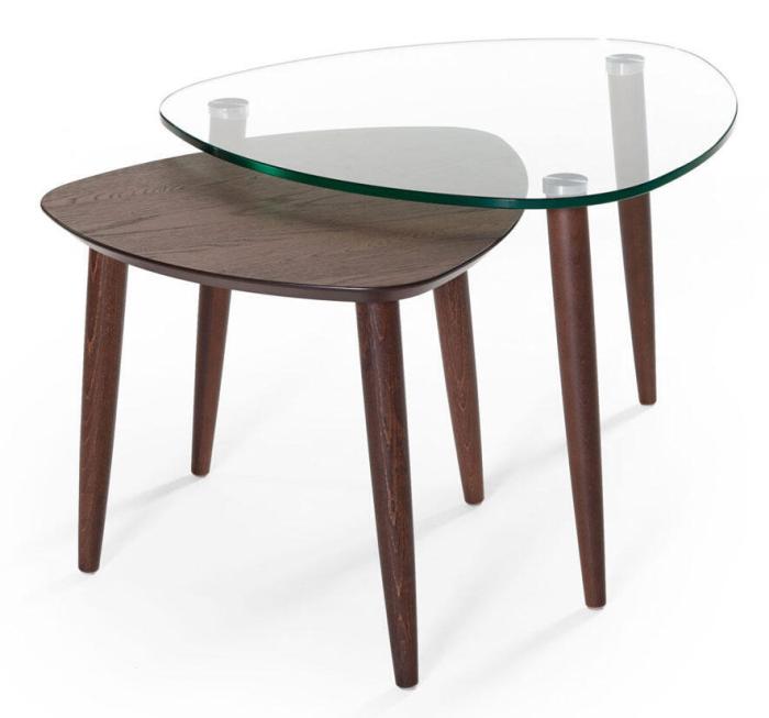 Bild 3, Clear 70X70 cm Rökt Ek - Bordbirger - Bonus Möbler