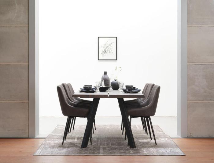 Bild 11, Fred 240X100 cm Mörkbrun / Svart | Rowico Home | Bonus Möbler