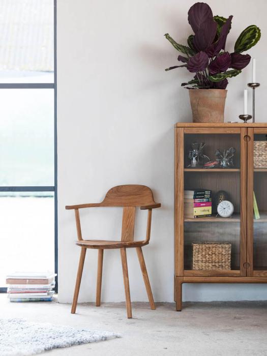 Bild 3, Prio Hög Ek Glasdörrar | Stolab | Bonus Möbler