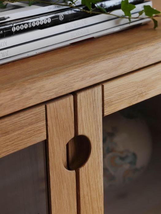 Bild 5, Prio Hög Ek Glasdörrar | Stolab | Bonus Möbler