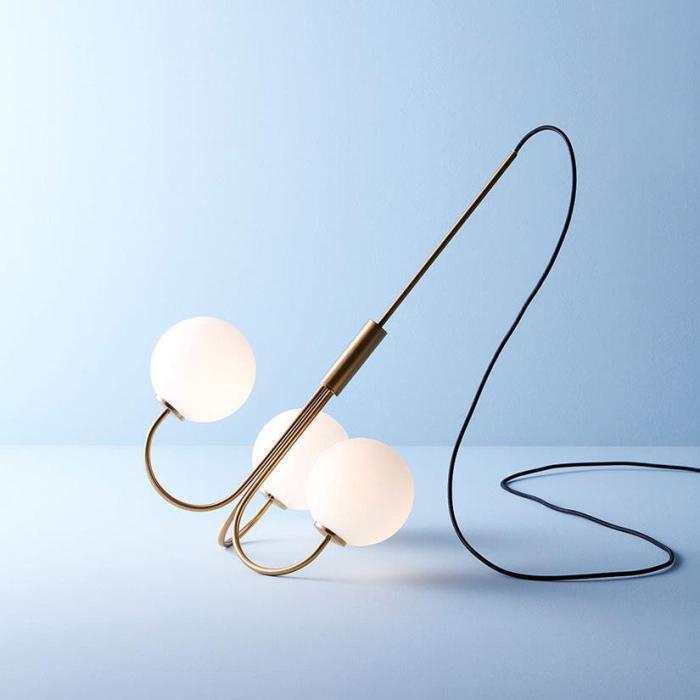 Bild 2, Ballon LED 3L Matt mässing | Herstal | Bonus Möbler