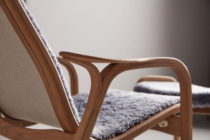 Bild 14, Lamino Oljad Ek Fårskinn Black | Swedese | Bonus Möbler