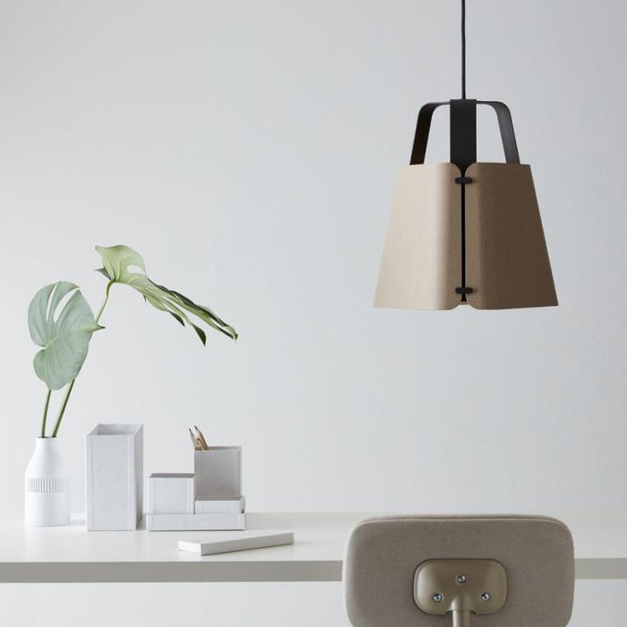 Bild 3, Fold Ø33 cm Antracit / Sandstruktur - Belid - Bonus Möbler