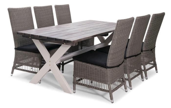 Bild 7, Shabby Chic 195X86 cm Grå / Vit - Hillerstorp - Bonus Möbler