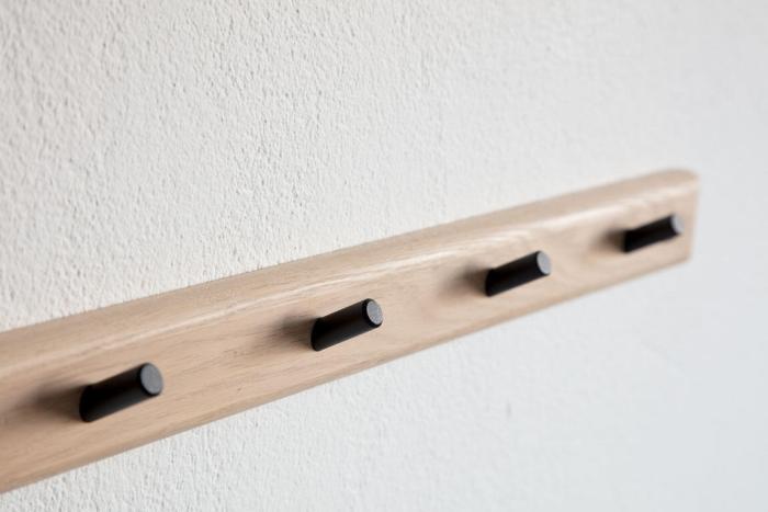 Bild 8, Lily 49 cm 4 krokar Lackad Ek | Oscarssons Möbel | Bonus Möbler