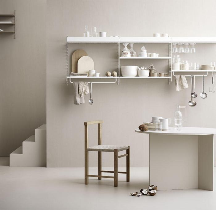 Bild 3, String Glashängare med Spjut 2-pack 30 cm Vit | String | Bonus Möbler