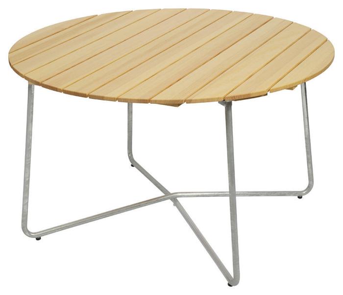 Bild 2, Bordsskiva Ø120 cm till bord 9A/9B 120 Obehandlad Furu | Grythyttan Stålmöbler | Bonus Möbler