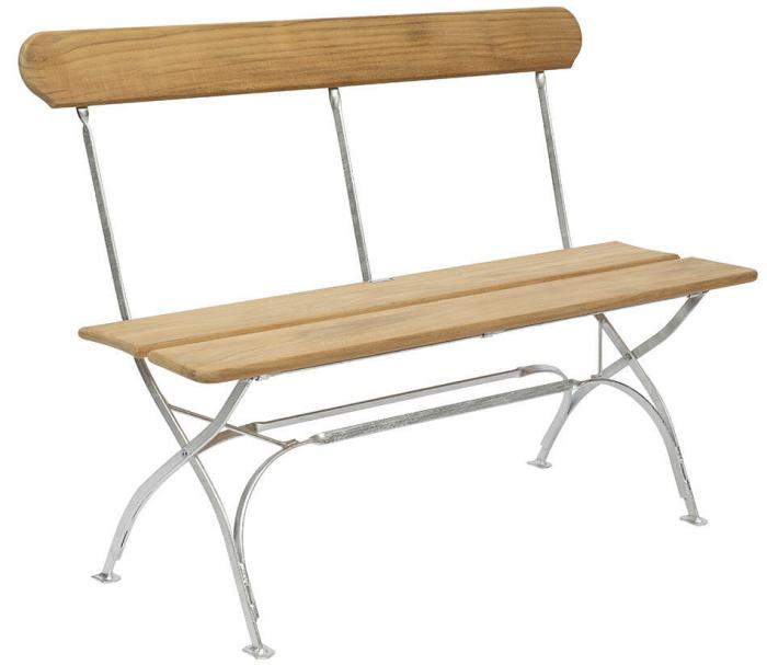 Bild 3, Bryggerigrupp 4 Obehandlad Teak / Varmförzinkat Stativ | Grythyttan Stålmöbler | Bonus Möbler