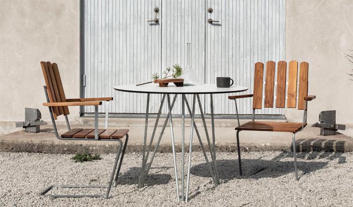 Bild 8, High Tech Bord Ø90 cm | Grythyttan Stålmöbler | Bonus Möbler