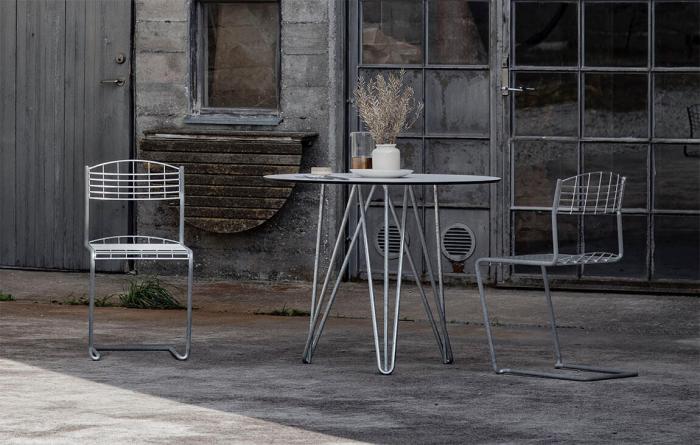 Bild 9, High Tech Bord Ø90 cm | Grythyttan Stålmöbler | Bonus Möbler