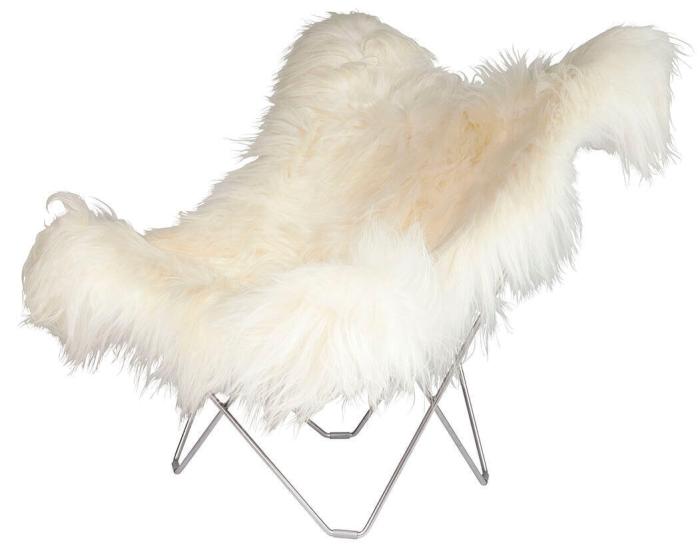 Bild 2, Iceland Mariposa Wild White | Cuero Design | Bonus Möbler