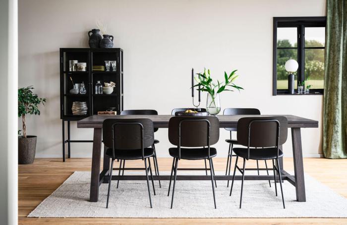 Bild 7, Brooklyn 220X95 cm Träben Lackad Mörkbrun Ek | Rowico Home | Bonus Möbler