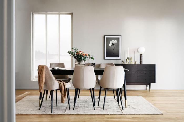 Bild 8, Sierra Sammet Beige | Rowico Home | Bonus Möbler