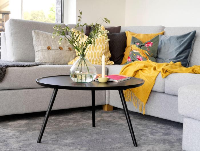 Bild 4, Daisy Runt 80 cm Svart | Rowico Home | Bonus Möbler