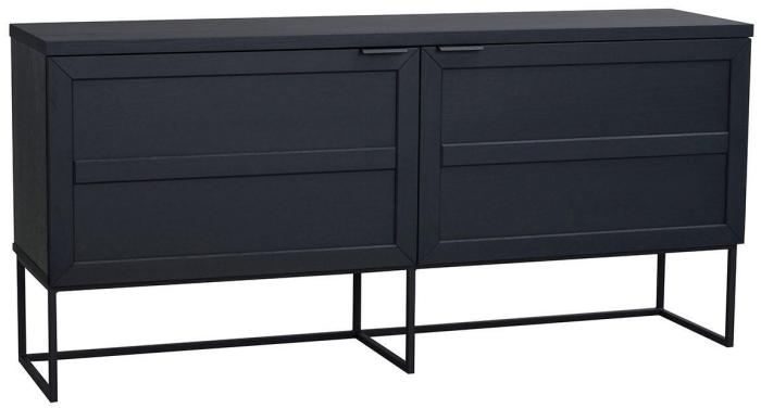 Bild 2, Everett 160 cm Svartlackad ek / Svart | Rowico Home | Bonus Möbler