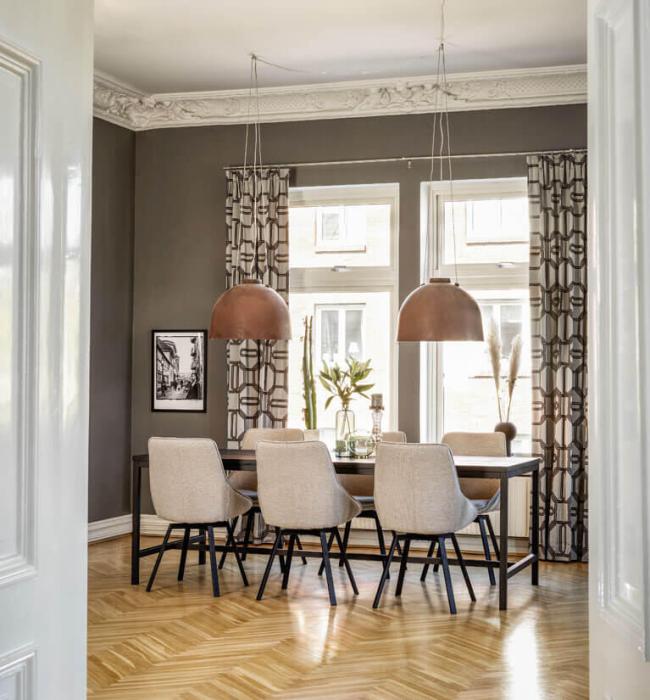 Bild 11, Alison Metallben / Tyg Beige tyg | Rowico Home | Bonus Möbler