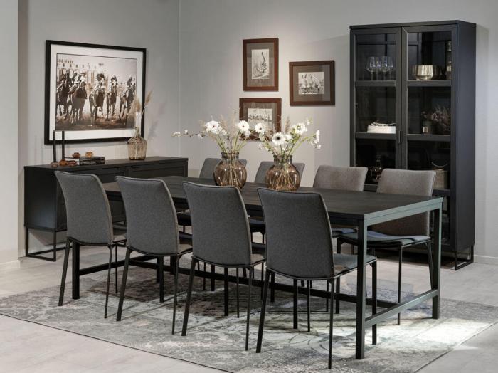 Bild 8, Everett Svartlackad ek / Svart | Rowico Home | Bonus Möbler