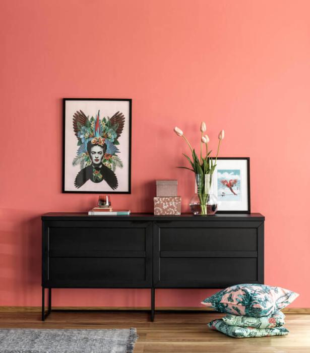 Bild 4, Everett 160 cm Svartlackad ek / Svart | Rowico Home | Bonus Möbler