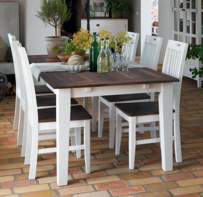 Bild 10, Nottingham Vit / Brun | Utgått | Bonus Möbler