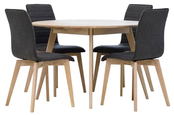 Bild 7, Yumi Ø115 cm Vitpigmenterad Ek - Rowico Home - Bonus Möbler